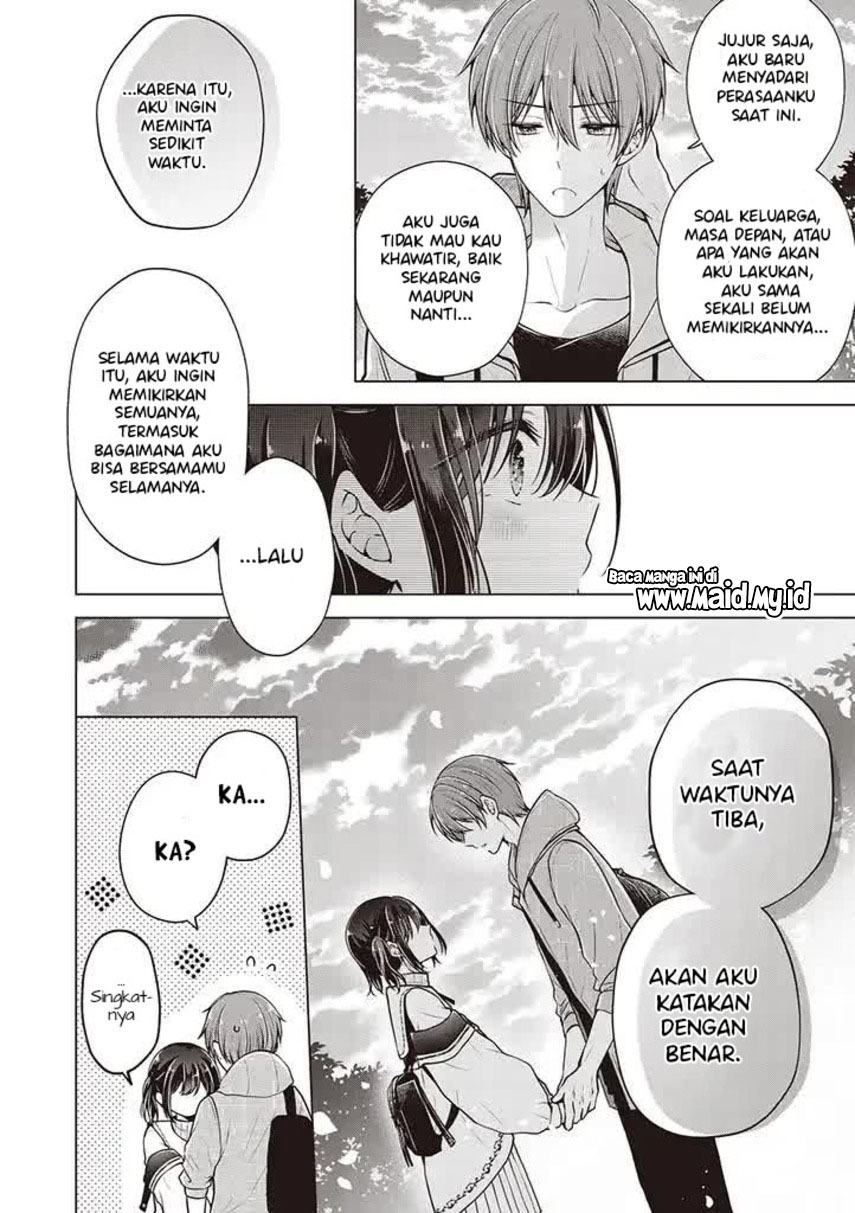 Osananajimi wo Onnanoko ni Shiteshimatta Hanashi Chapter 86 Bahasa Indonesia